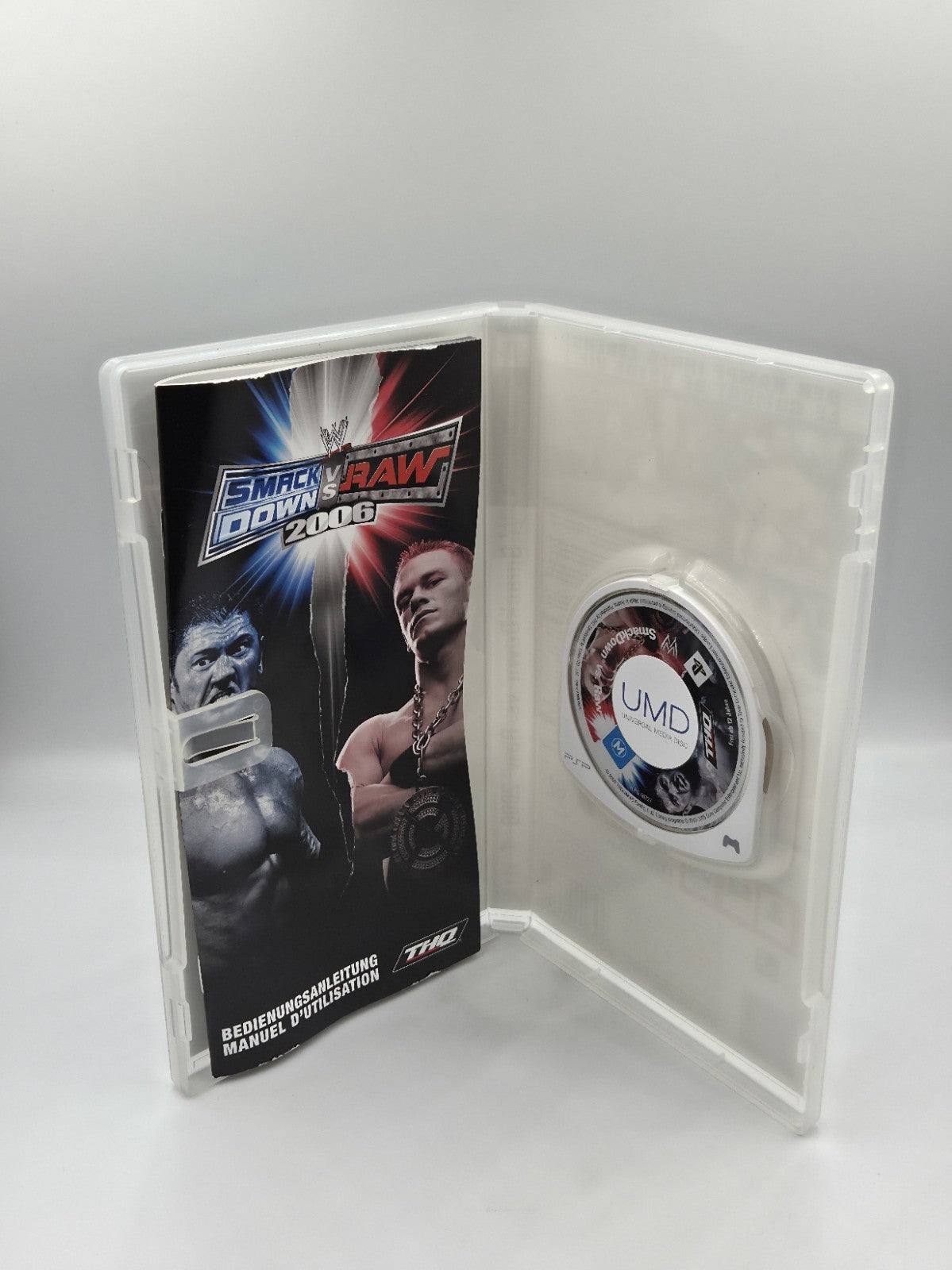 Sony PSP Spiel WWF Smackdown vs Raw 2006 mit OVP und Anleitung Multilingual
