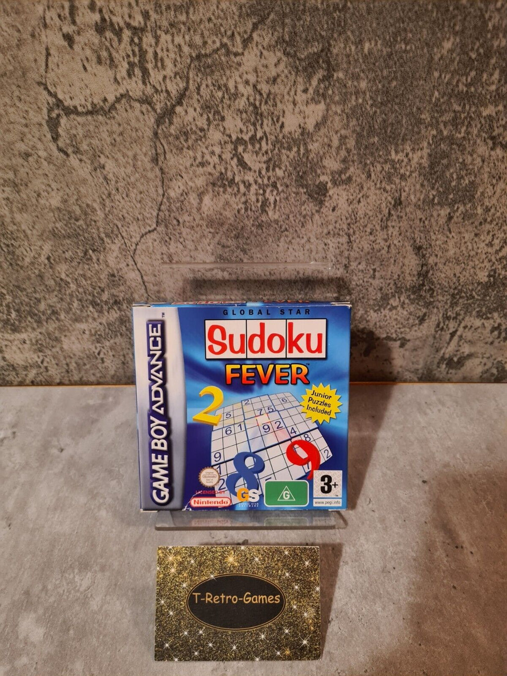 Gameboy Advance Sudoku Fever mit OVP und Anleitung EUR - T-Retro-Games 