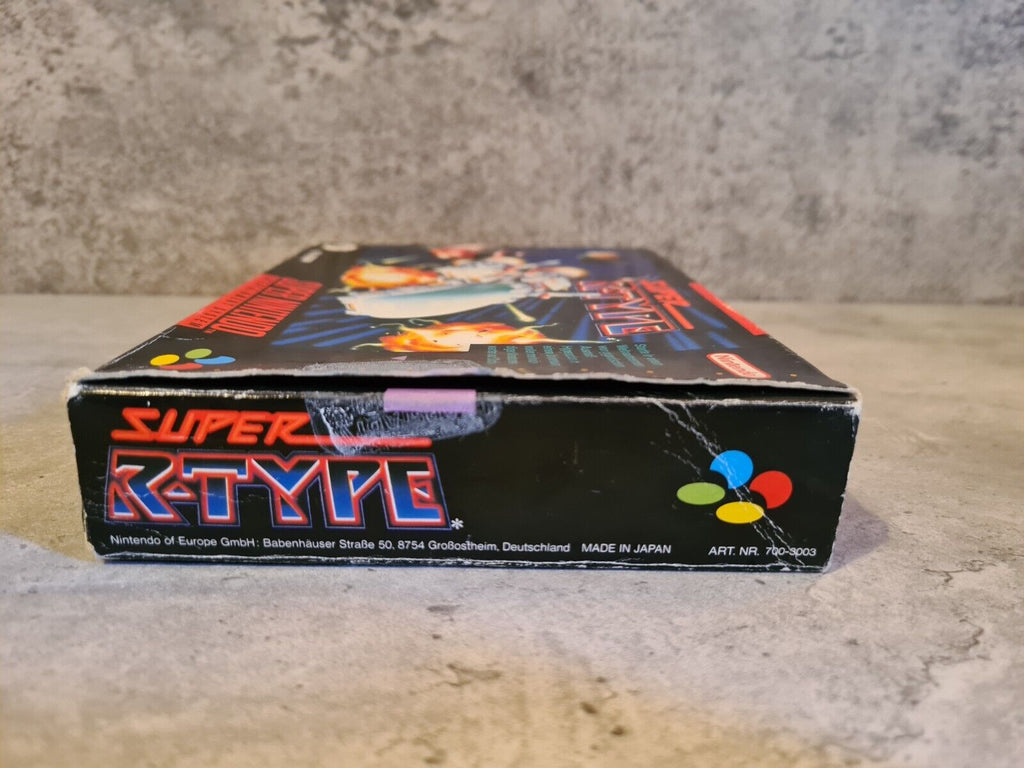 SNES Super Nintendo Super R-Type mit OVP und Anleitung NOE - T-Retro-Games 