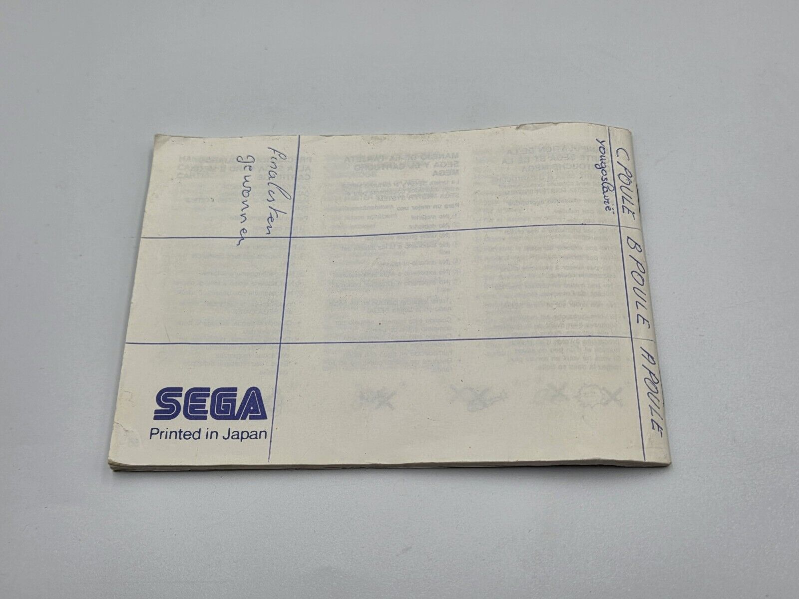 Sega Master System Slap Shot mit OVP und Anleitung Multi Language - T-Retro-Games 
