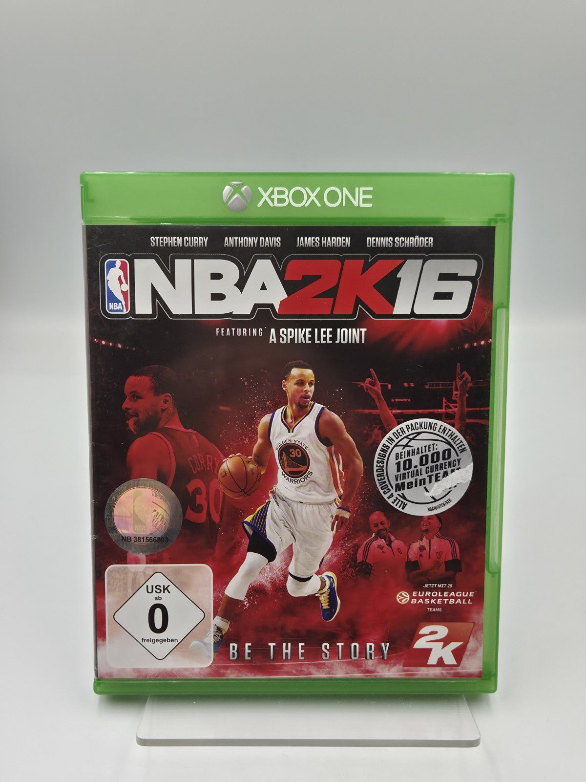 XBOXOne Spiel NBA 2K16 mit OVP und Anleitung Deutsch