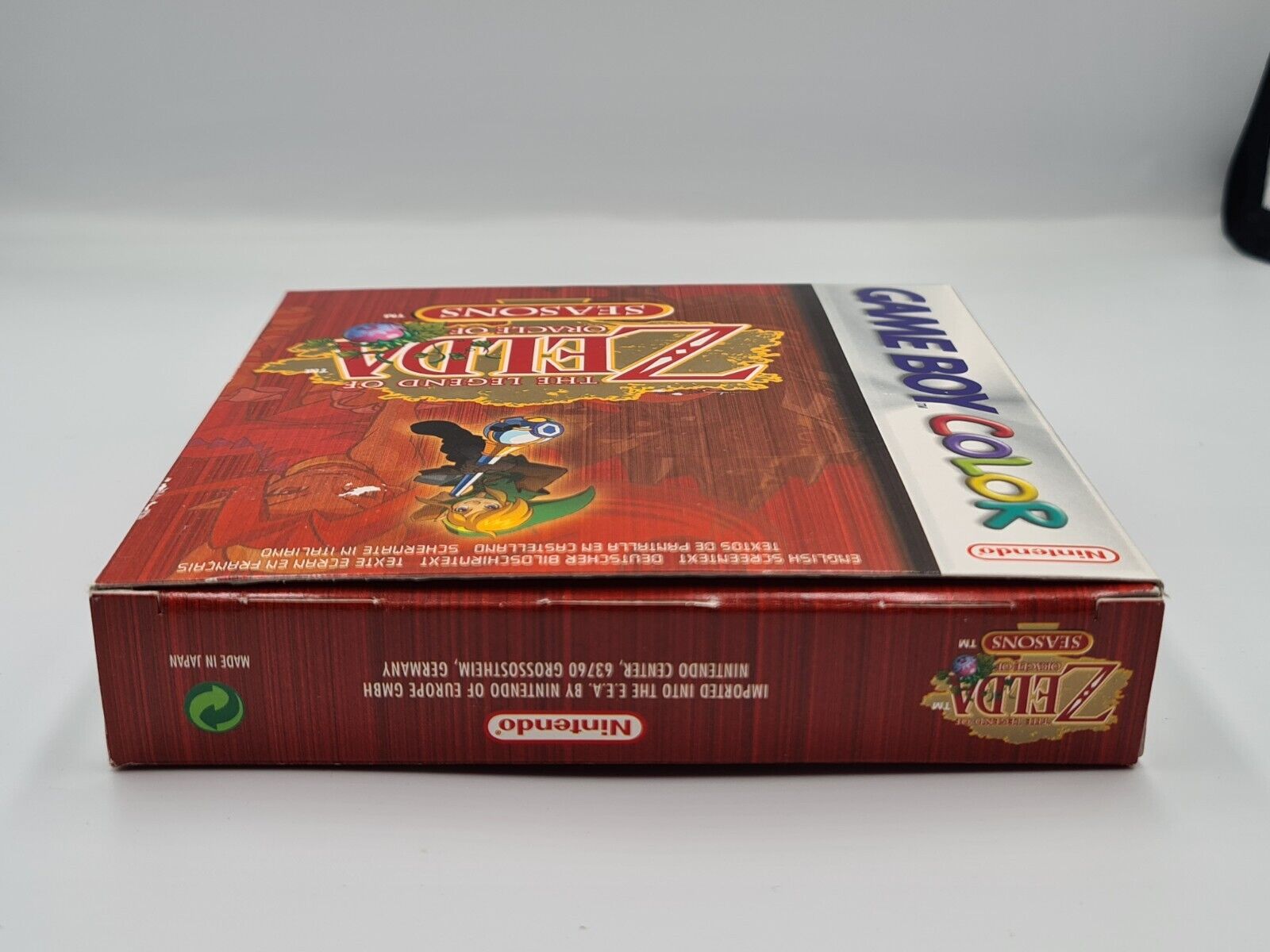 Game Boy Color The Legend of Zelda Oracle of Seasons mit OVP und Anleitung EUR - T-Retro-Games 