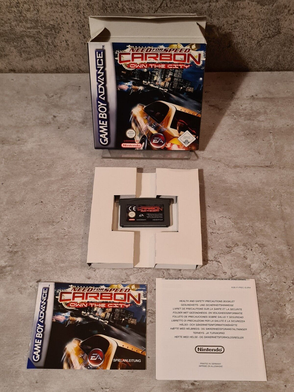 Gameboy Advance Need for Speed Carbon Own The City mit OVP und Anleitung NOE - T-Retro-Games 