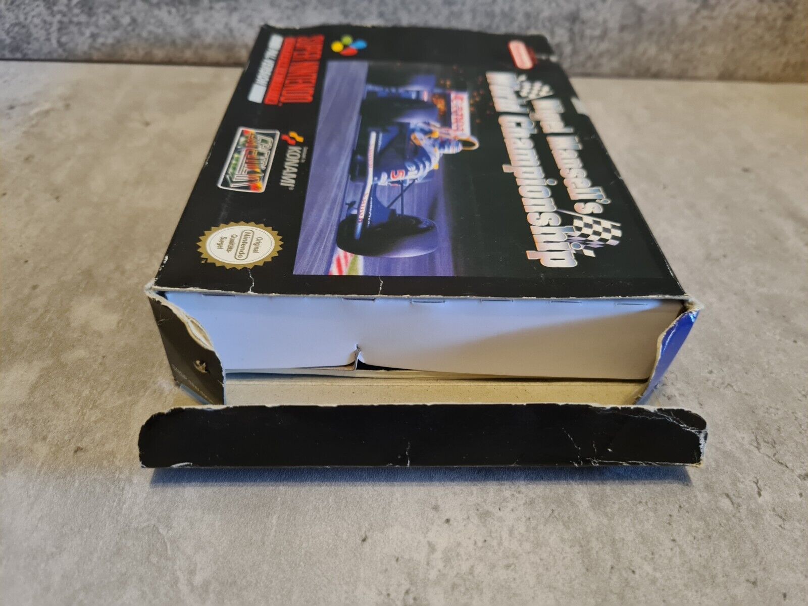 SNES Super Nintendo Nigel Mansell's World Championship mit OVP und Anleitung NOE - T-Retro-Games 