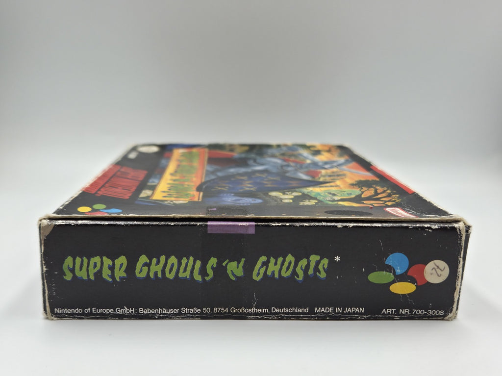 SNES Super Nintendo Spiel Super Ghouls 'N Ghosts  mit OVP und Anleitung NOE