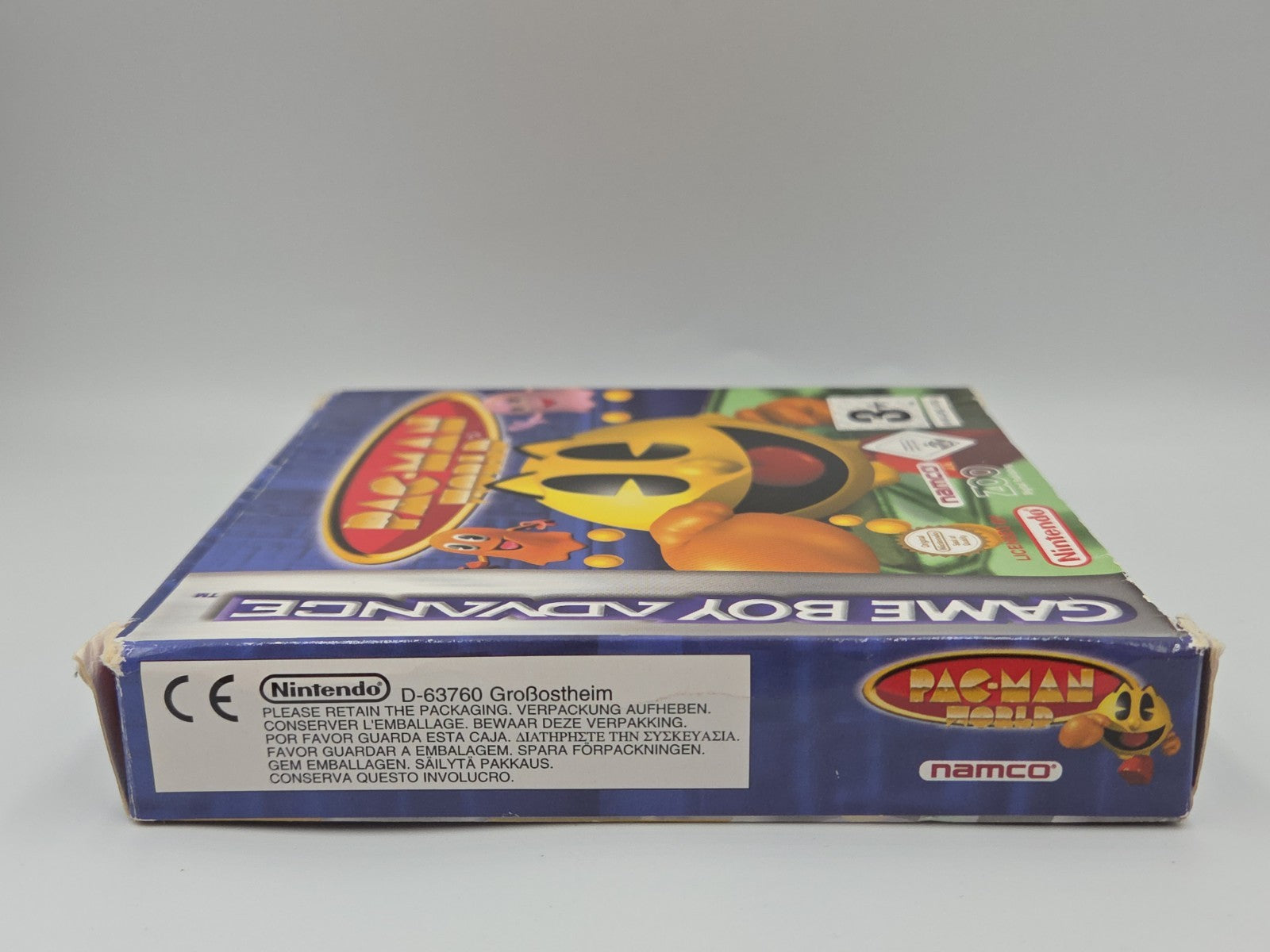 Nintendo Game Boy Advance Spiel Pac-Man World mit OVP und Anleitung EUR