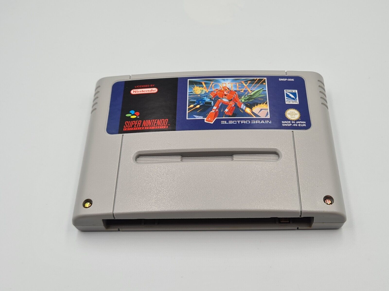 SNES Super Nintendo Vortex mit OVP und Anleitung EUR - T-Retro-Games 