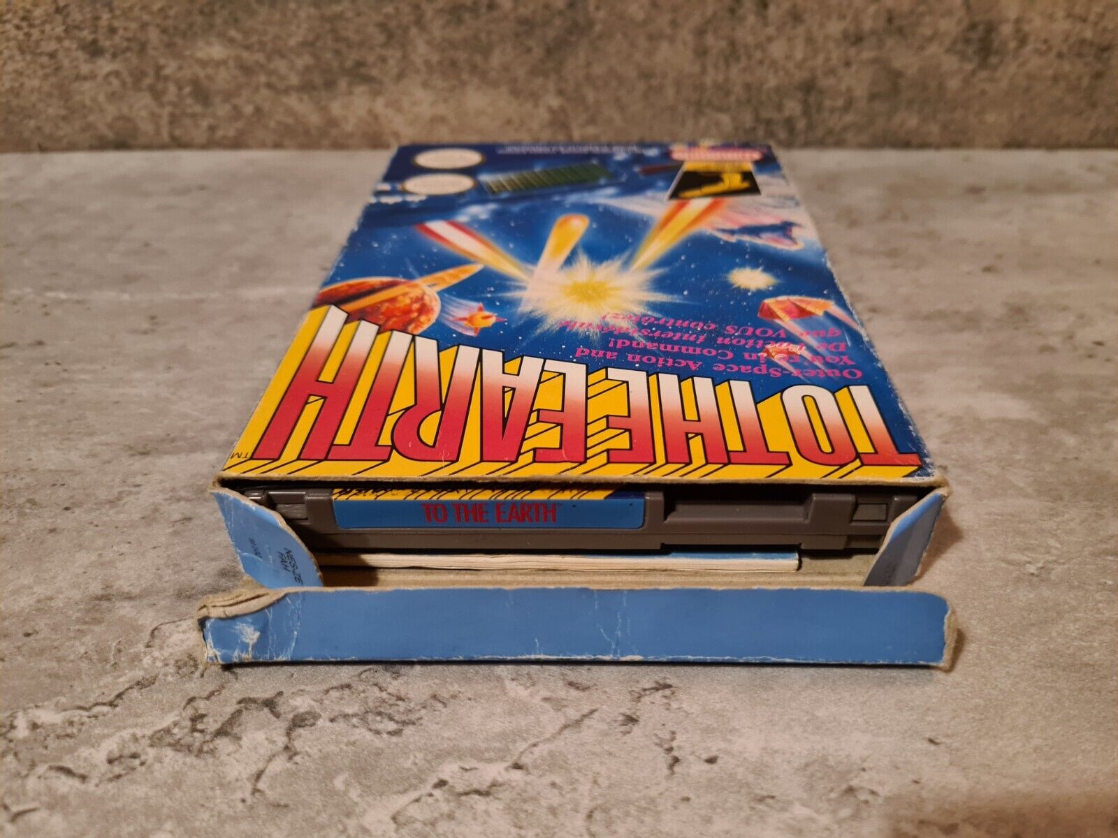 NES To The Earth mit OVP und Anleitung FRA - T-Retro-Games 