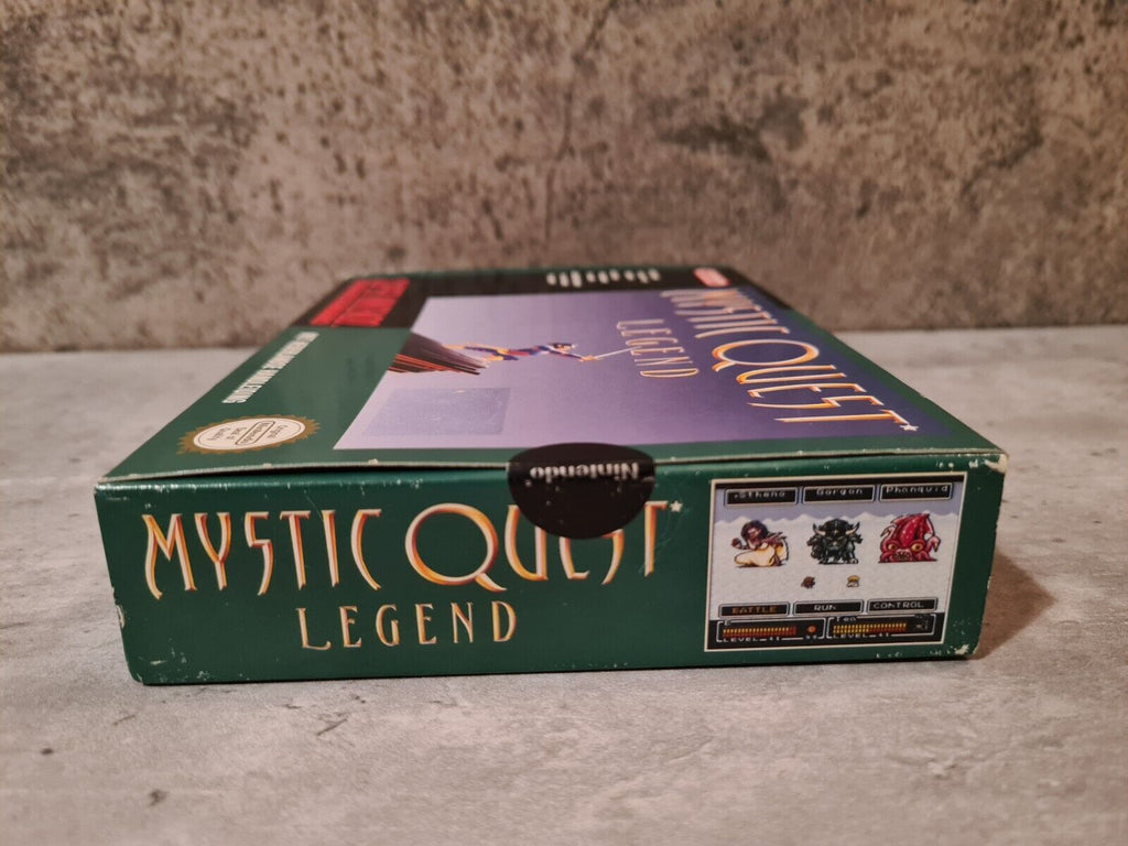 SNES Super Nintendo Mystic Quest Legend mit OVP und Anleitung + Poster HOL - T-Retro-Games 