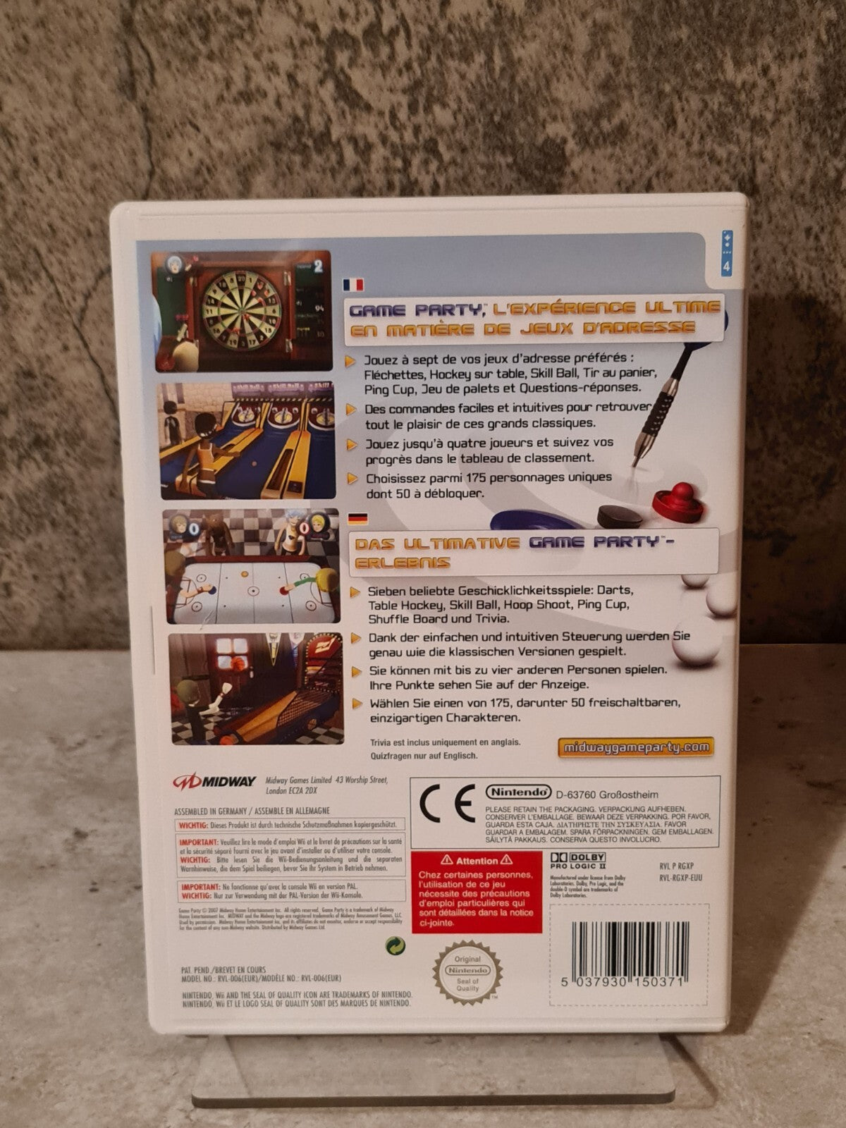 Nintendo Wii Spiel Game Party mit OVP und Anleitung EUU