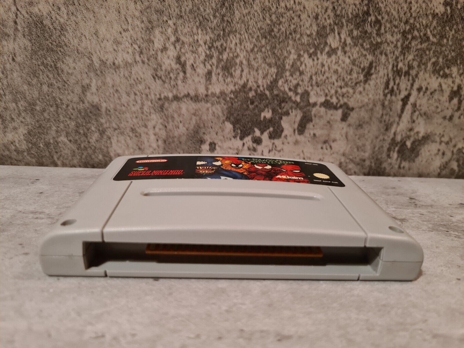SNES Super Nintendo Venom Spider-Man Separation Anxiety Modul EUR - T-Retro-Games 