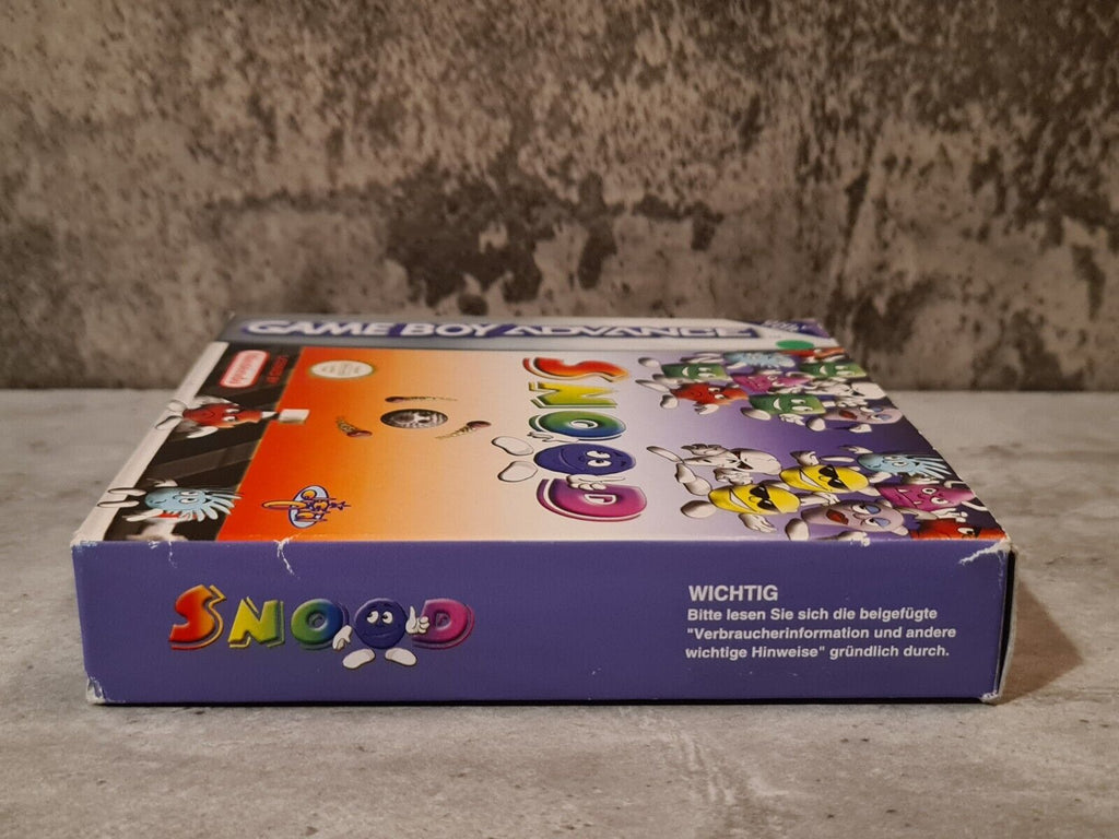 Nintendo Game Boy Advance Snood mit OVP und Anleitung NOE - T-Retro-Games 