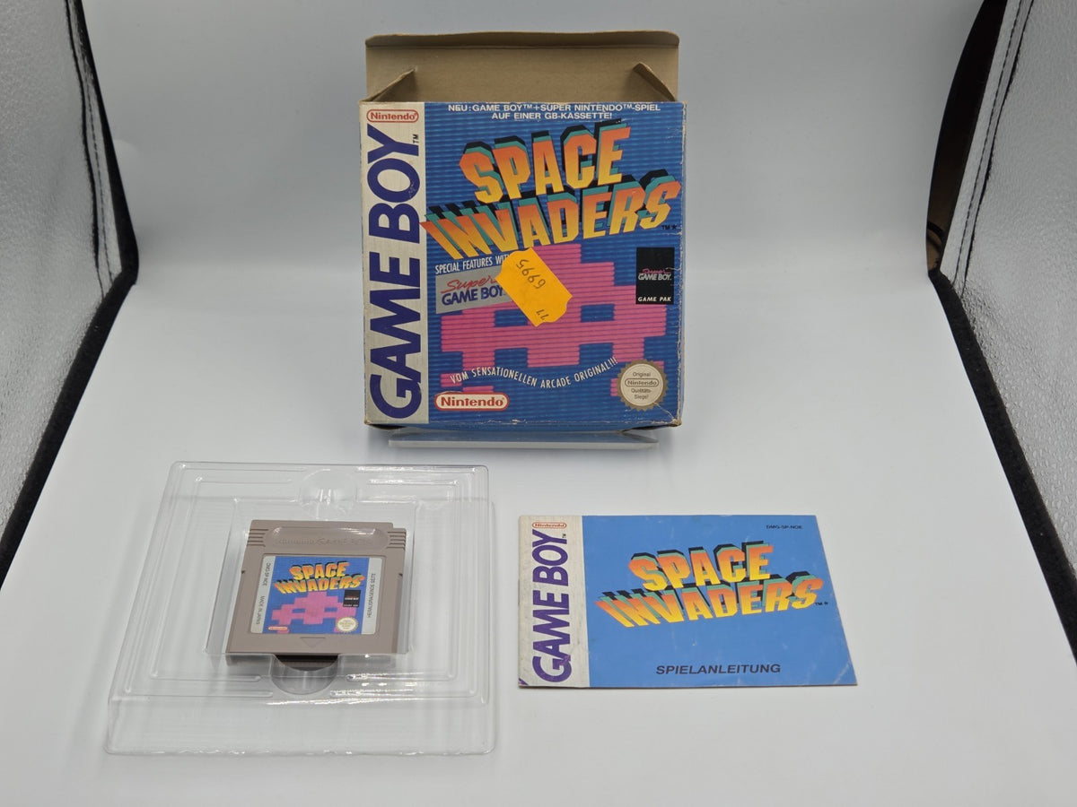 Nintendo Game Boy Classic Spiel Space Invaders mit OVP und Anleitung NOE