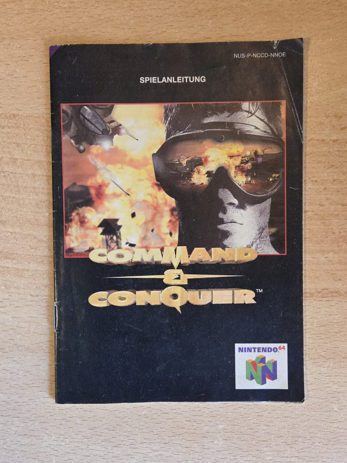 N64 Nintendo 64 Command & Conquer Spielanleitung Instruction Booklet NOE