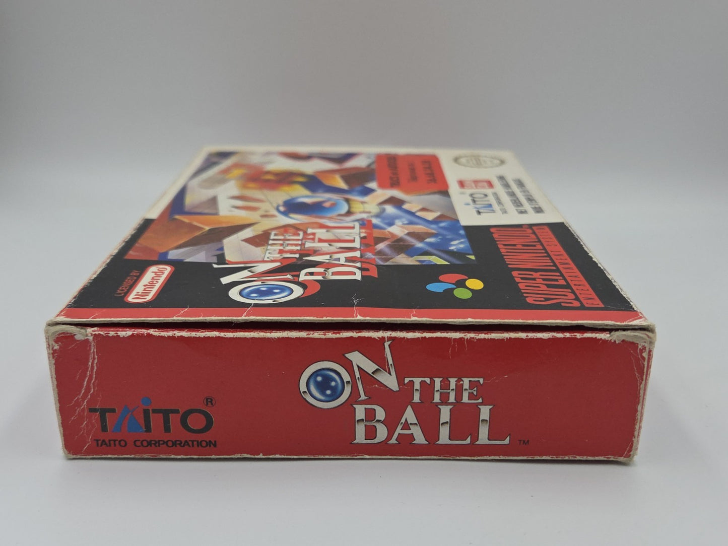 SNES Super Nintendo On The Ball mit OVP und Anleitung FAH