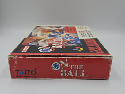 SNES Super Nintendo On The Ball mit OVP und Anleitung FAH