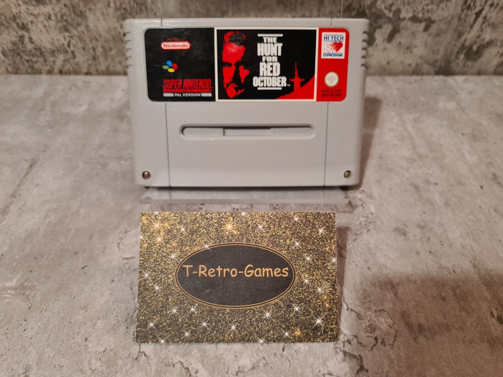 SNES Super Nintendo The Hunt for Red October Modul NOE - T-Retro-Games 