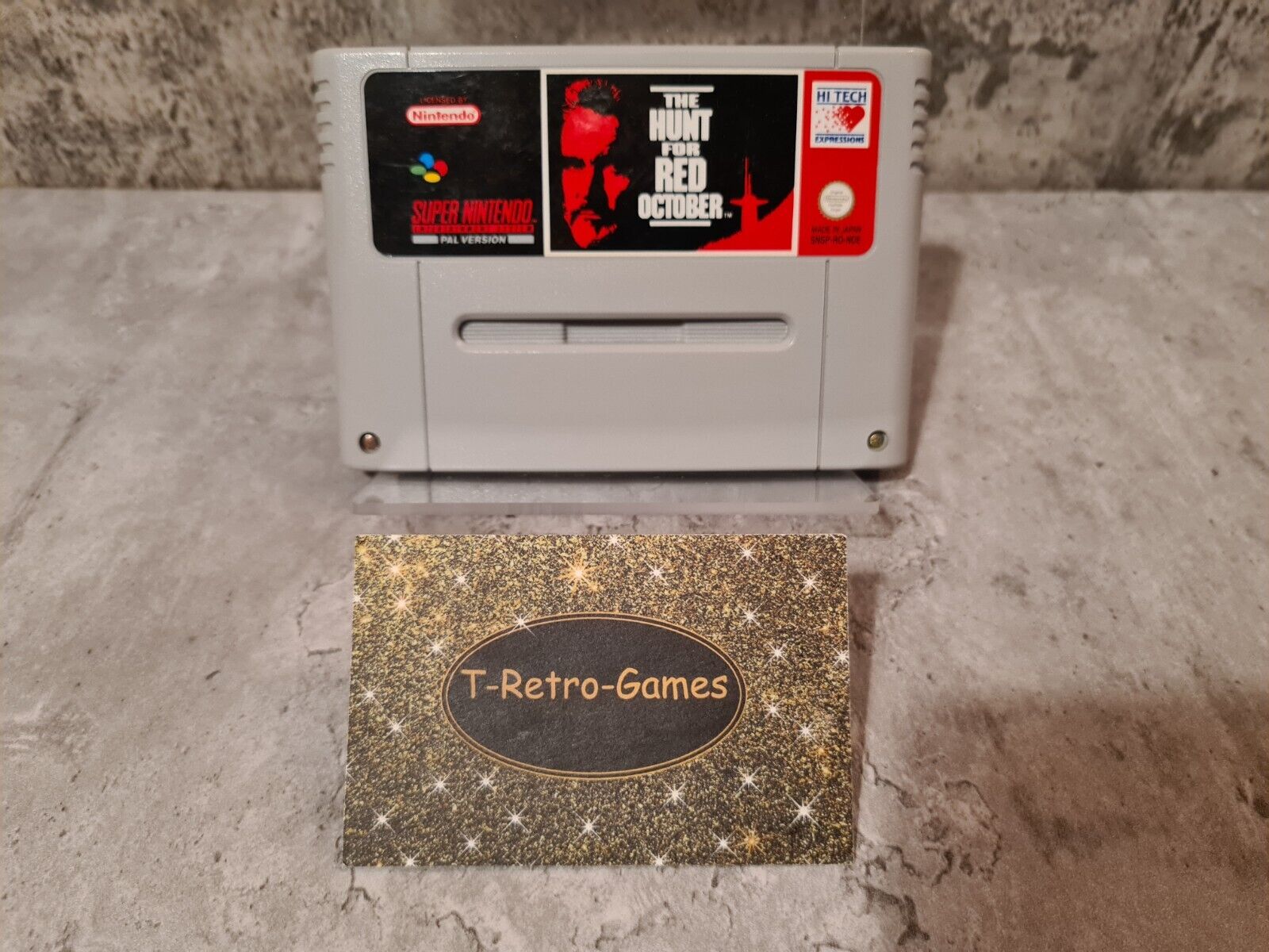 SNES Super Nintendo The Hunt for Red October Modul NOE - T-Retro-Games 