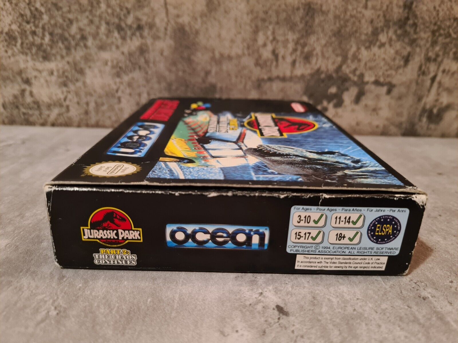 SNES Jurassic Park Part 2: The Chaos Continues mit OVP und Anleitung EUR - T-Retro-Games 