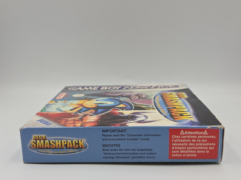 Nintendo Game Boy Advance Spiel Sega Smashpack mit OVP und Anleitung EUR