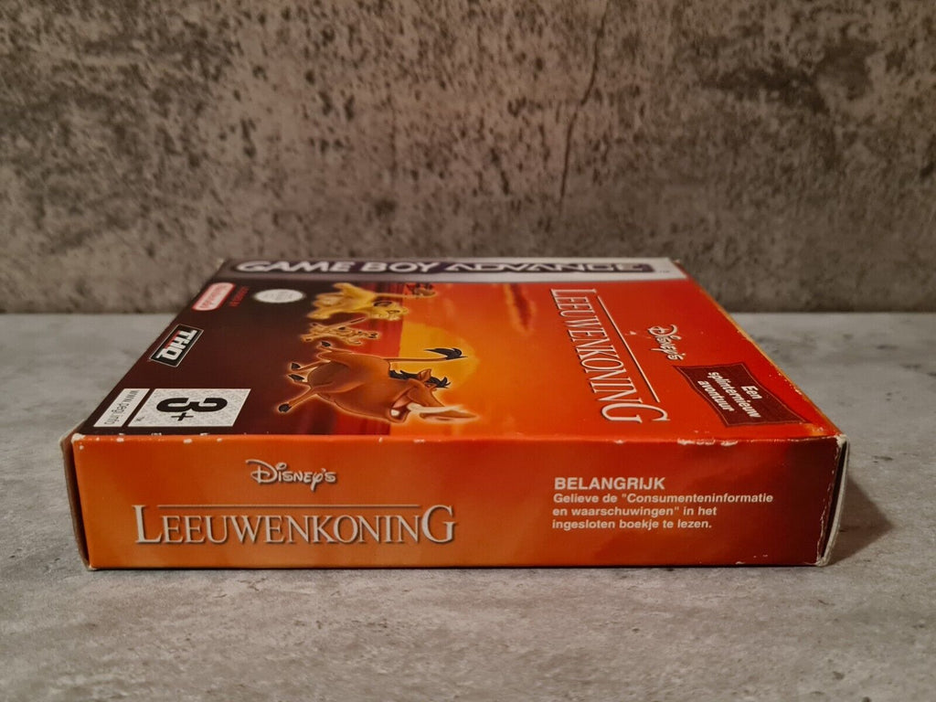 Gameboy Advance Disney's Leeuwenkoning mit OVP und Anleitung HOL - T-Retro-Games 