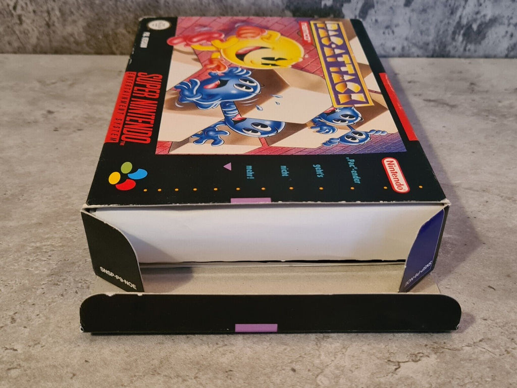 SNES Super Nintendo Pac-Attack mit OVP und Anleitung NOE - T-Retro-Games 