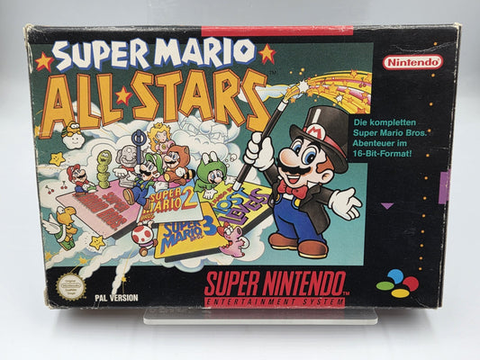 SNES Super Nintendo Super Mario Allstars mit OVP und Anleitung NOE