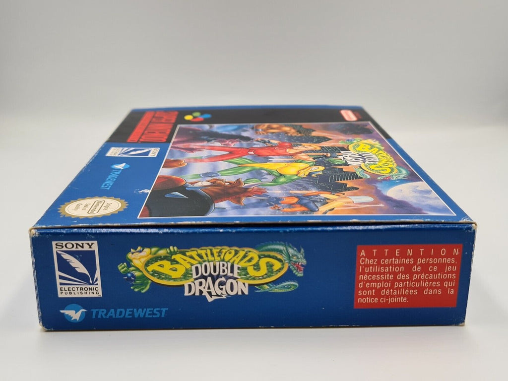 SNES Super Nintendo Battletoads Double Dragon mit OVP und Anleitung UKV - T-Retro-Games 