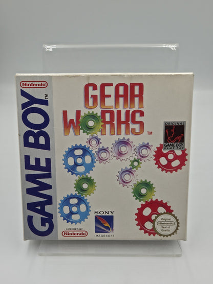 Nintendo Game Boy Classic Spiel Gear Works mit OVP und Anleitung UKV