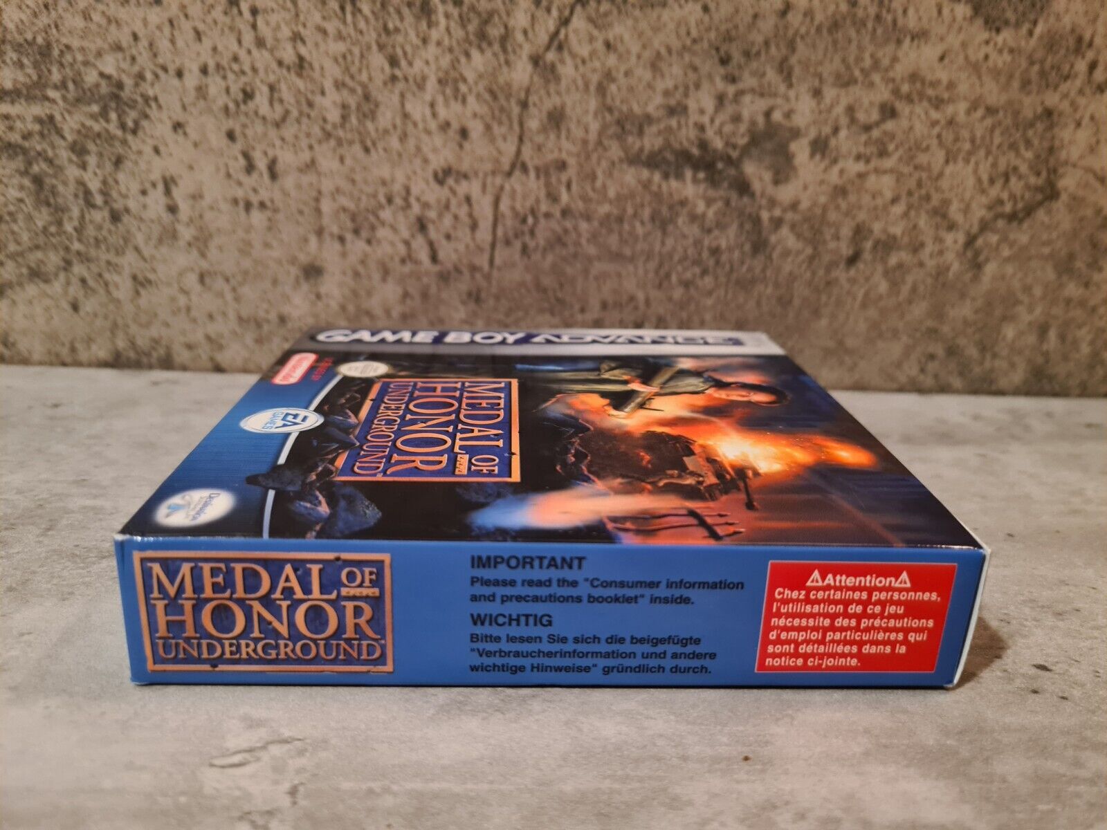 Nintendo Game Boy Advance Medal of Honor Underground EUR New Old Stock - T-Retro-Games 