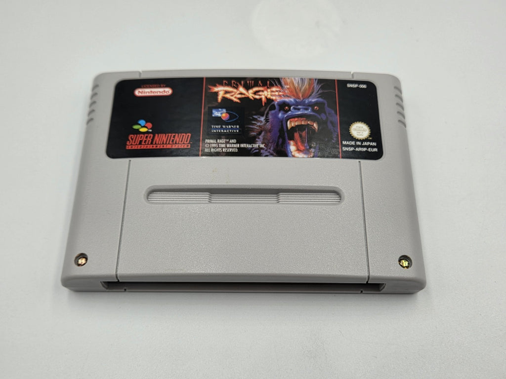 SNES Super Nintendo Primal Rage mit OVP und Anleitung EUR