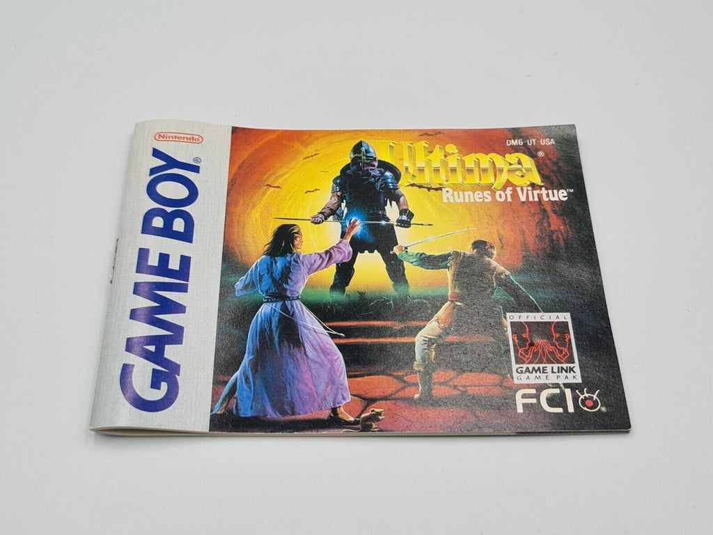 Nintendo Game Boy Classic Ultima Runes of Virtue mit OVP und Anleitung USA - T-Retro-Games 