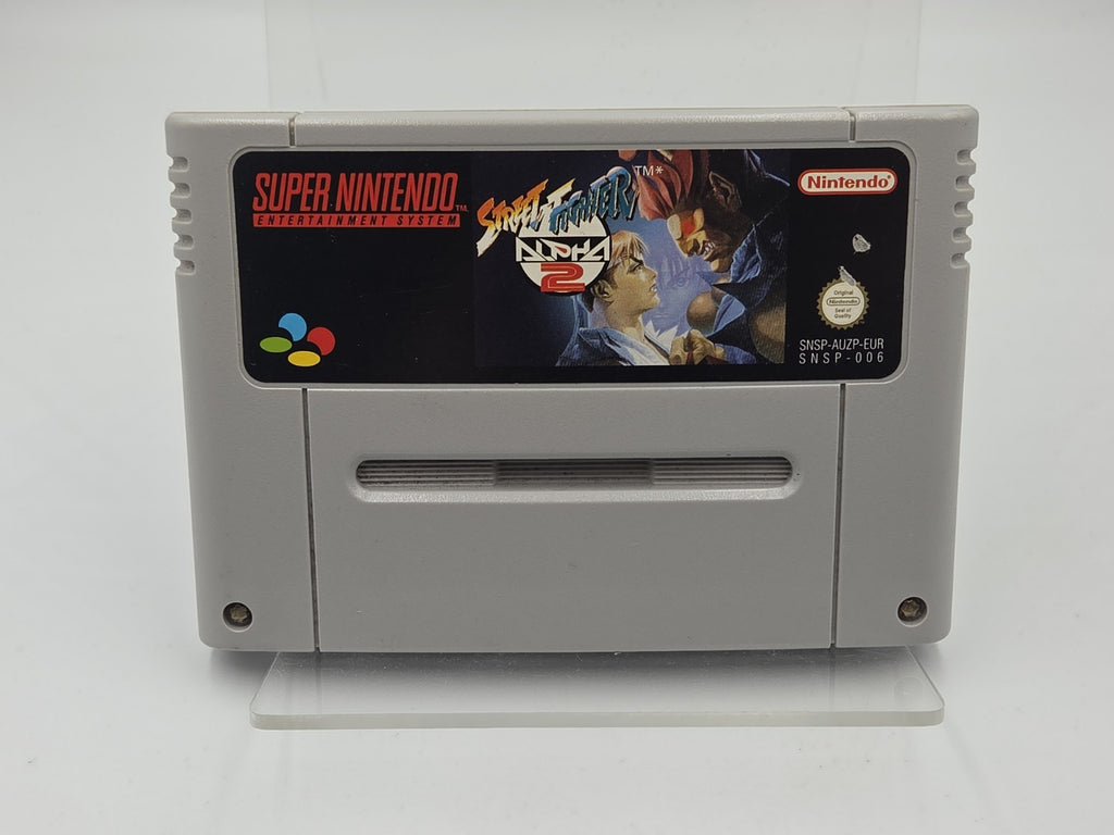 SNES Super Nintendo Spiel Street Fighter Alpha 2 Modul EUR