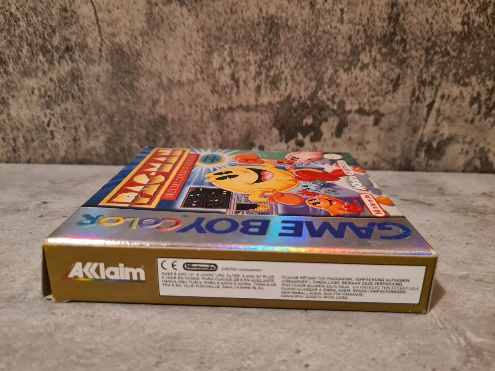 Nintendo Game Boy Color Pac-Man Special Colour Edition mit OVP und Anleitung EUR - T-Retro-Games 