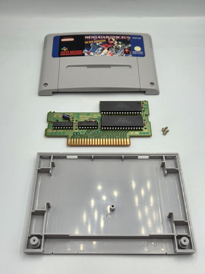 SNES Super Nintendo Ninja Warriors: The New Generation Modul EUR