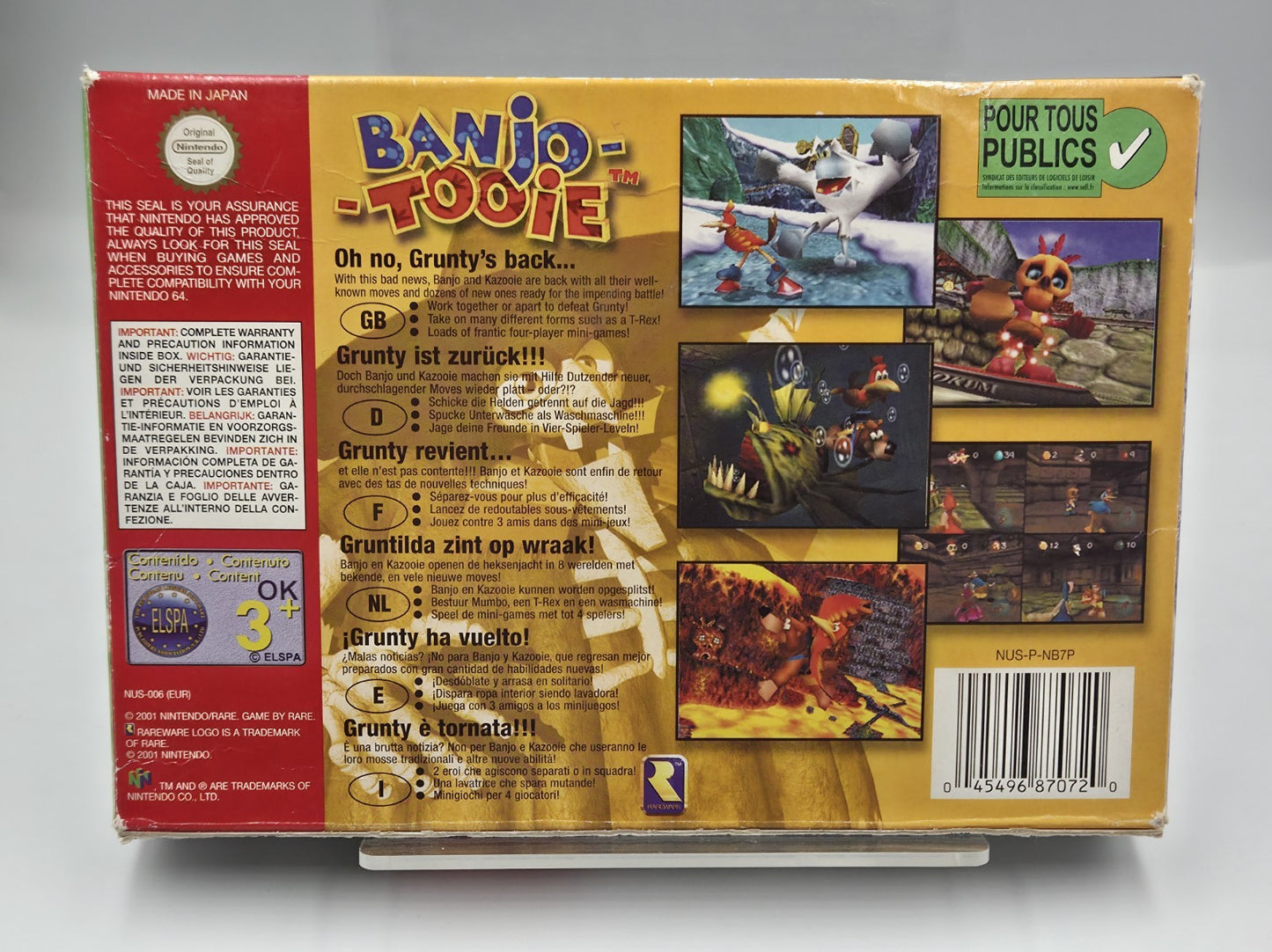 N64 Nintendo 64 Banjo Tooie mit OVP und Anleitung  EUR