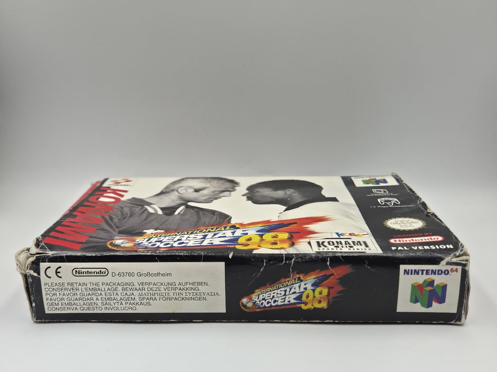 N64 Nintendo 64 International Superstar Soccer 98 mit OVP und Anleitung EUR