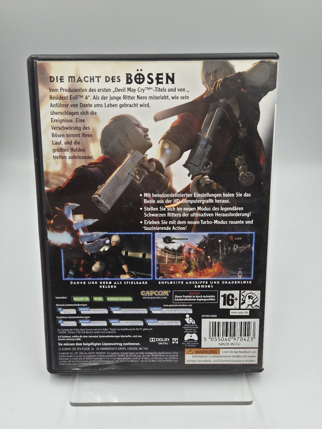 PC-DVD Rom Spiel Devil May Cry 4 mit OVP und Anleitung Deutsch