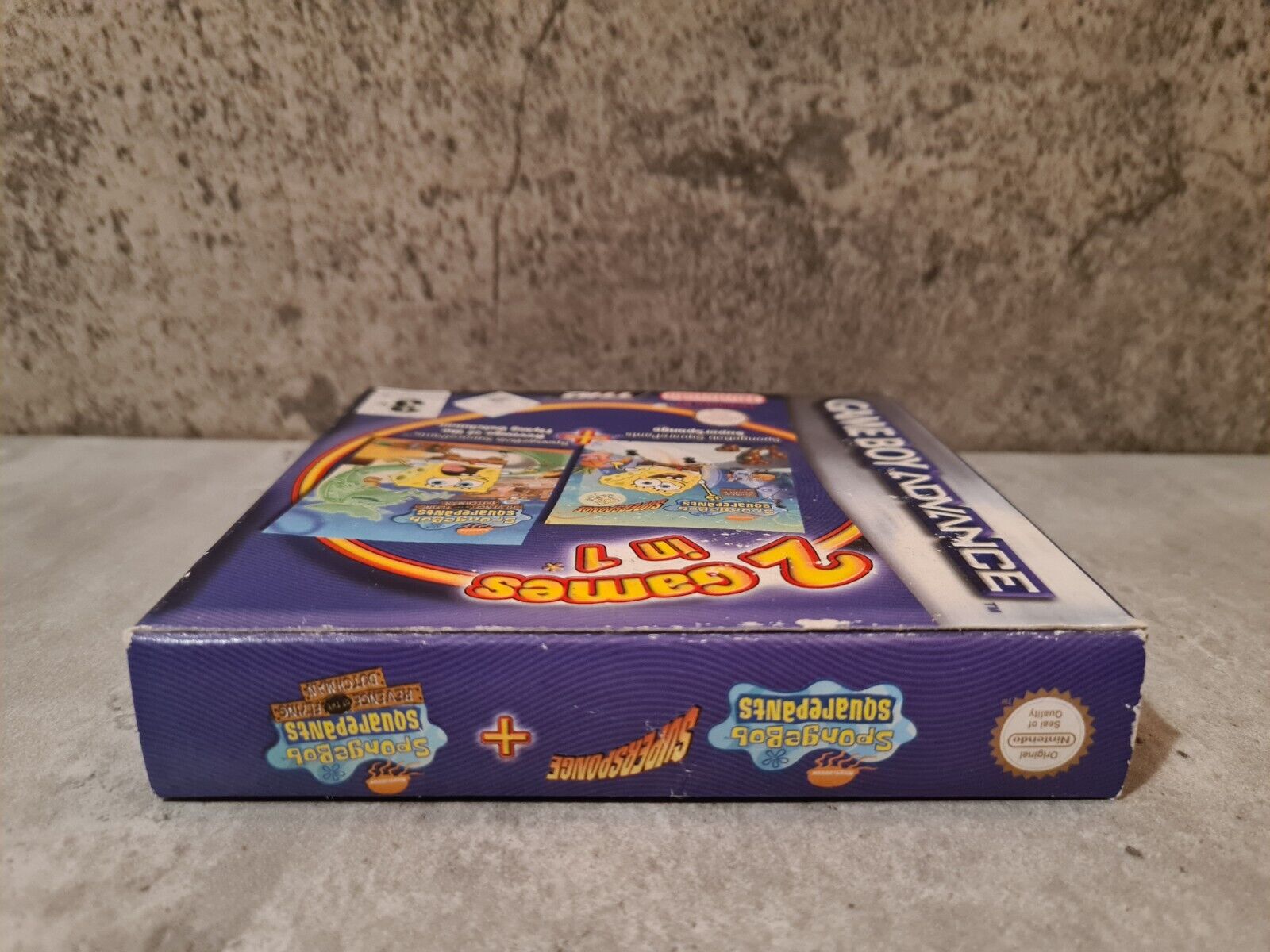 Nintendo Gameboy Advance Spongebob 2 Games in 1 mit OVP und Anleitung NOE - T-Retro-Games 