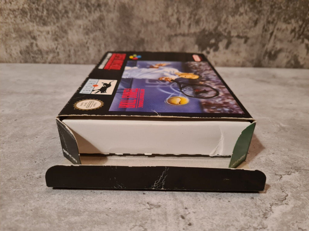 SNES Super Nintendo International Tennis Tour mit OVP und Anleitung UKV - T-Retro-Games 