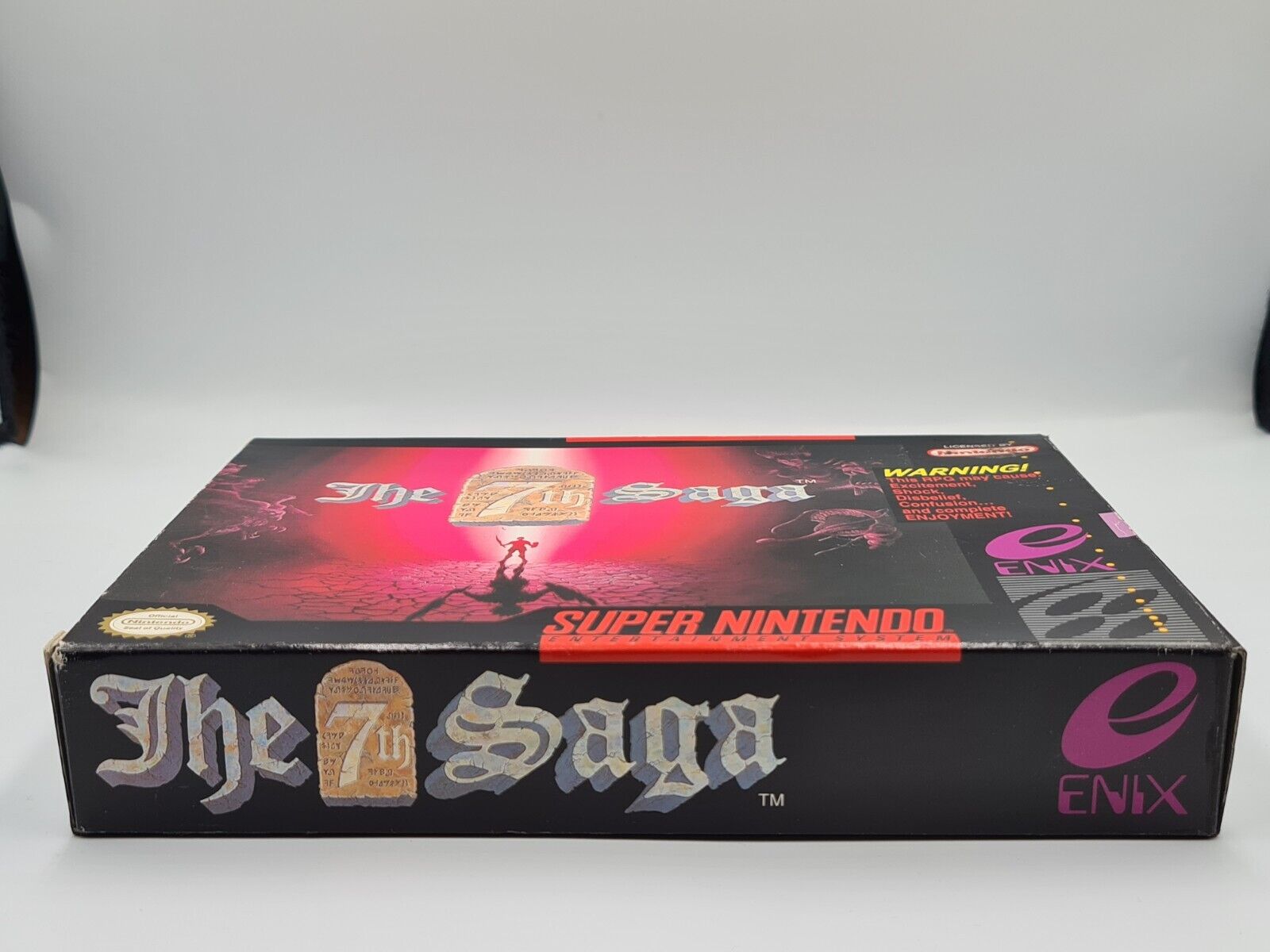 SNES Super Nintendo The 7th Saga mit OVP und Anleitung NTSC-USA - T-Retro-Games 