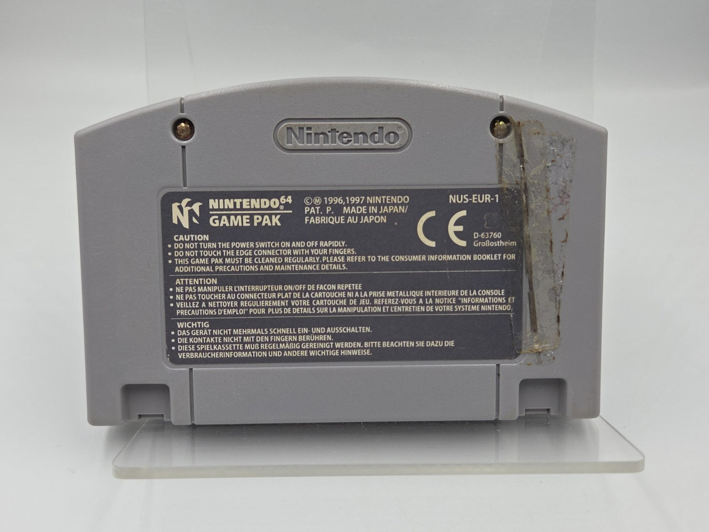 N64 Nintendo 64 Spiel Fifa 98 Modul UKV