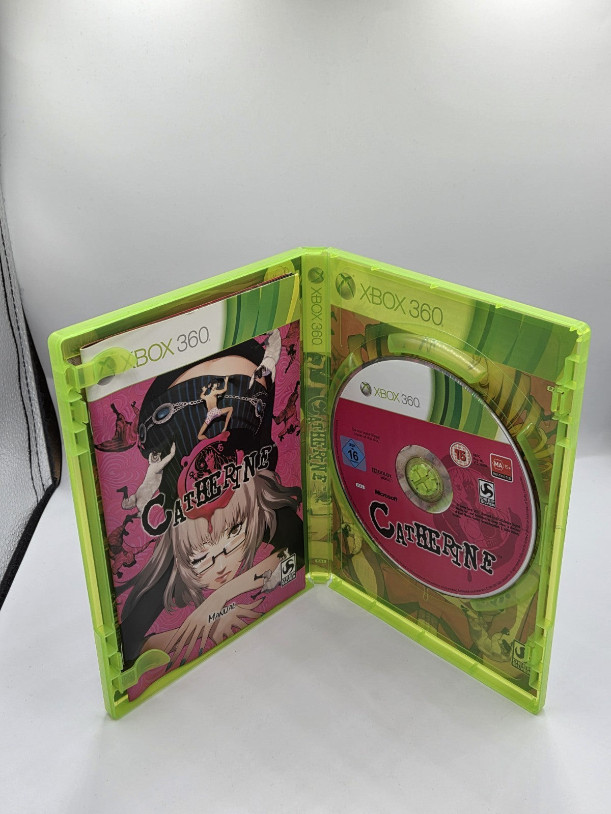 XBOX360 Spiel Catherine mit OVP und Anleitung Englisch - T-Retro-Games 