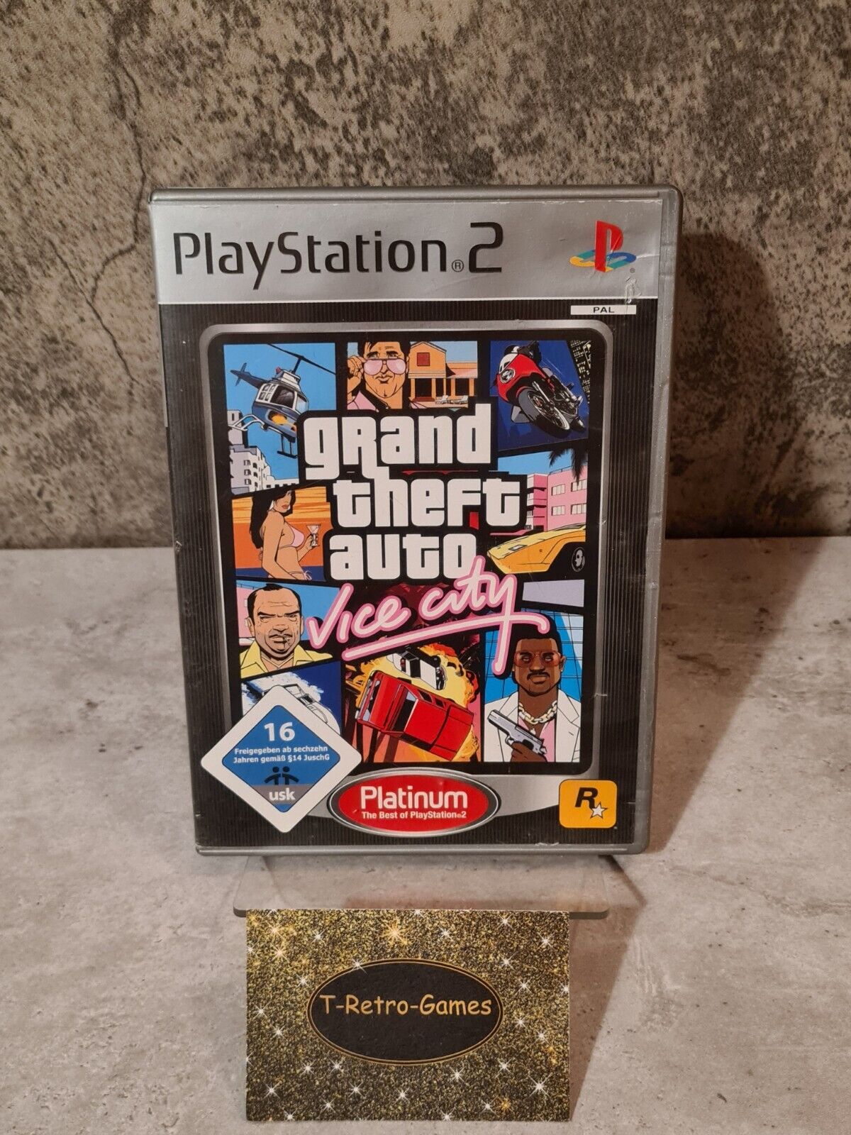 PS2 Playstation 2 Spiel Grand Theft Auto Vice City mit Anleitung Deutsch - T-Retro-Games 
