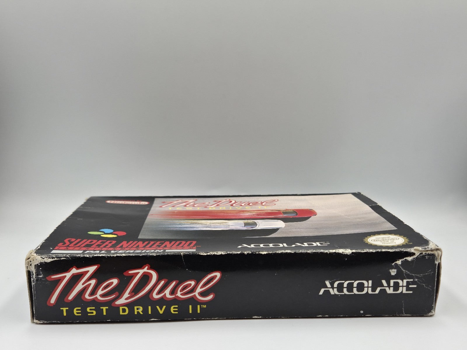 SNES Super Nintendo The Duel Test Drive II mit OVP und Anleitung ESP
