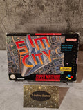 SNES Super Nintendo Sim City mit OVP und Anleitung NOE/SFRG - T-Retro-Games 