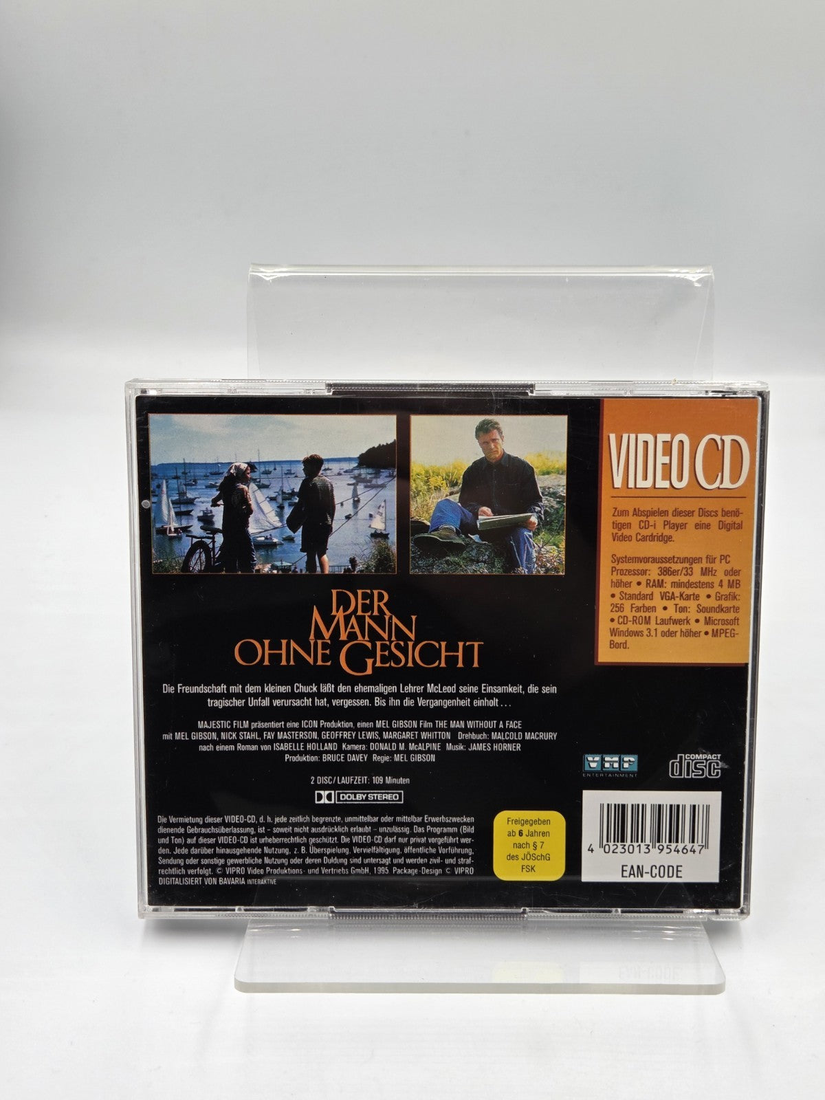 Philips CD-i Video CD Der Mann ohne Gesicht 2 Discs