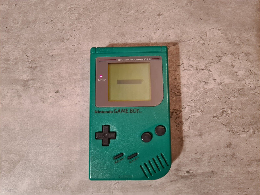 Nintendo Game Boy Classic Grün Green Konsole Console mit Case Play it Loud - T-Retro-Games 