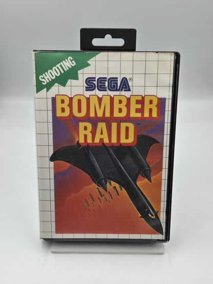 Sega Master System Spiel Bomber Raid mit OVP und Anleitung Multilingual 
