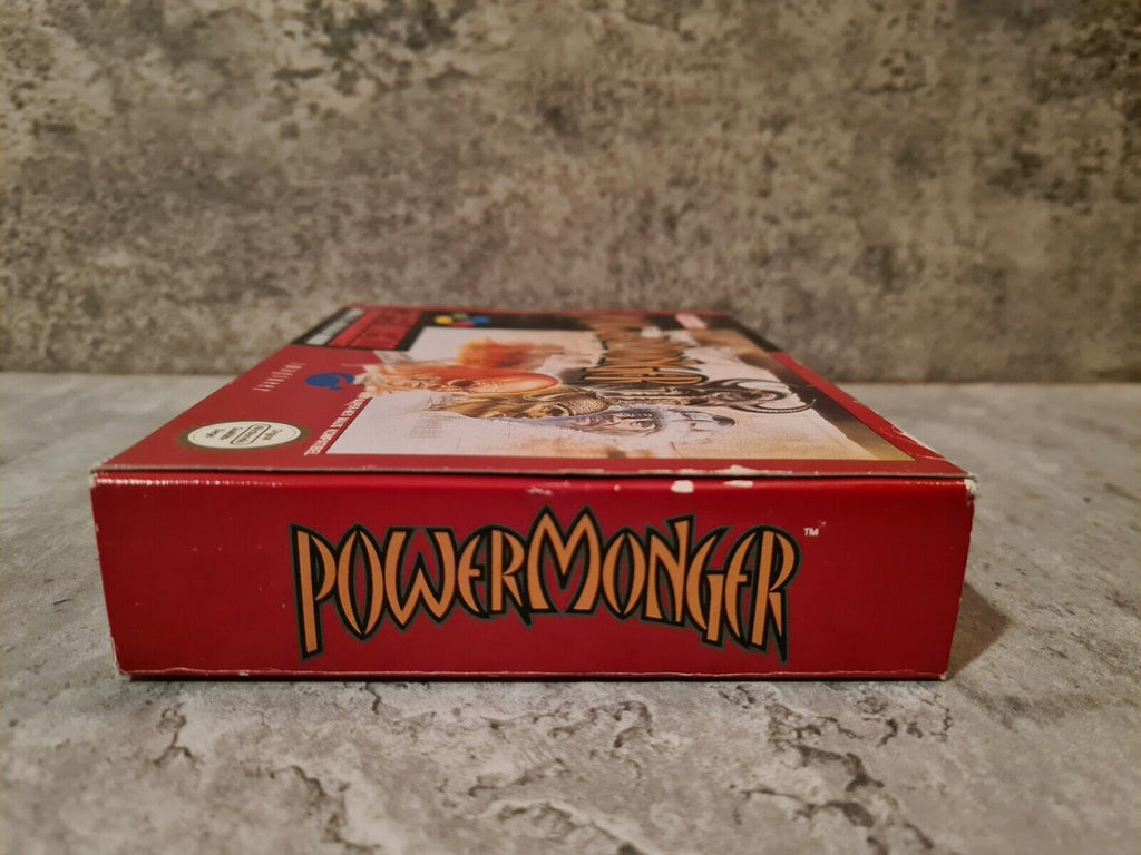 SNES Super Nintendo Power Monger mit OVP und Anleitung NOE - T-Retro-Games 